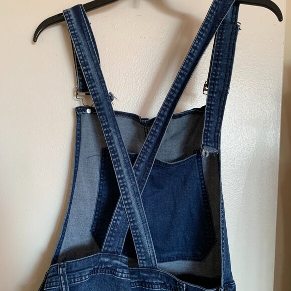 PRIDE Men Jeans Overalls Short Suite One Piece Ripped Jeans SIZE M  RAINBOW - Picture 9 of 11